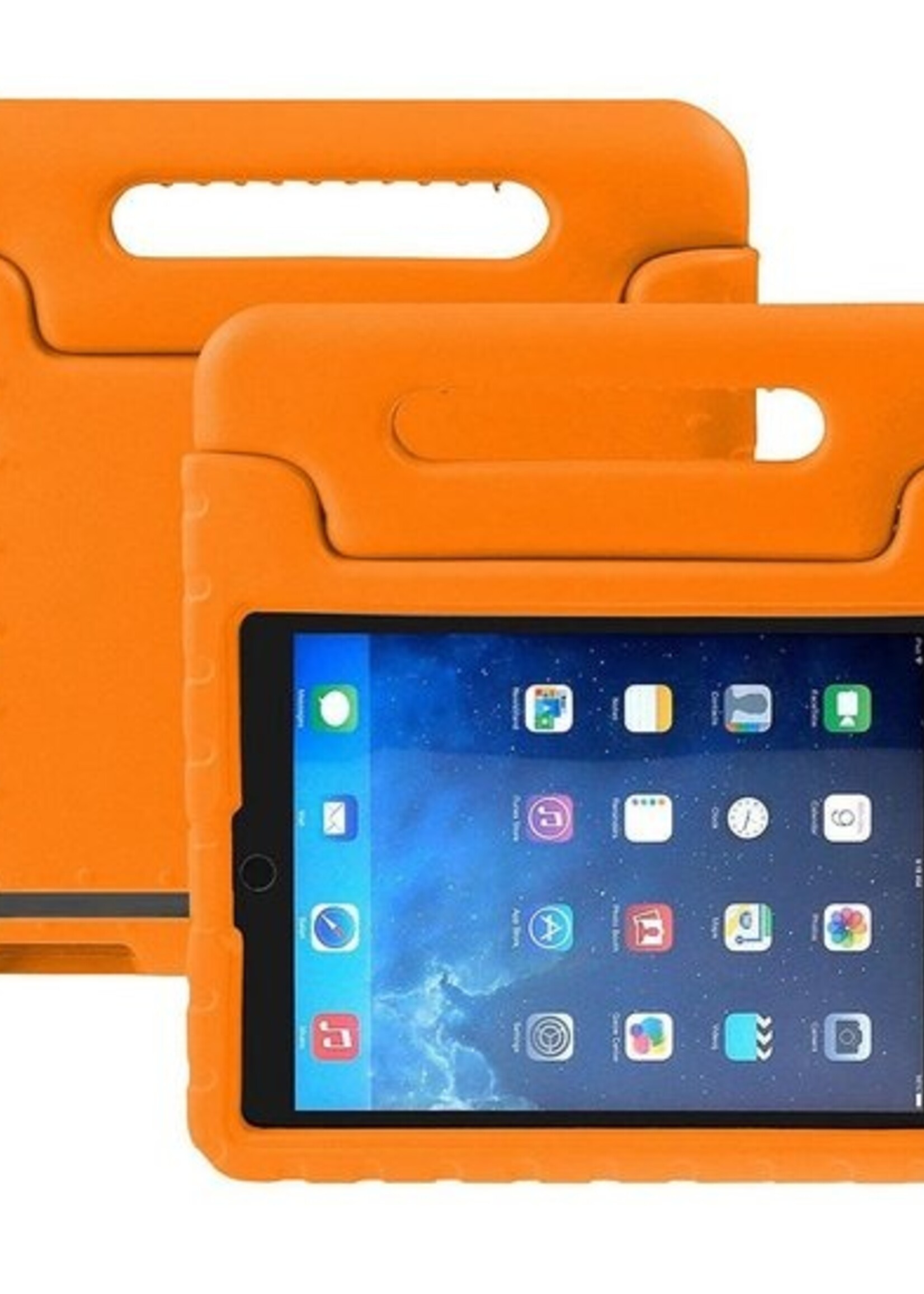 BTH Kinderhoes Geschikt voor iPad 2/3/4 Hoes Kinder Hoesje Kids Case Cover Kidsproof Met Screenprotector - Hoesje Geschikt voor iPad 2/3/4 Hoesje Kinder Hoes - Oranje