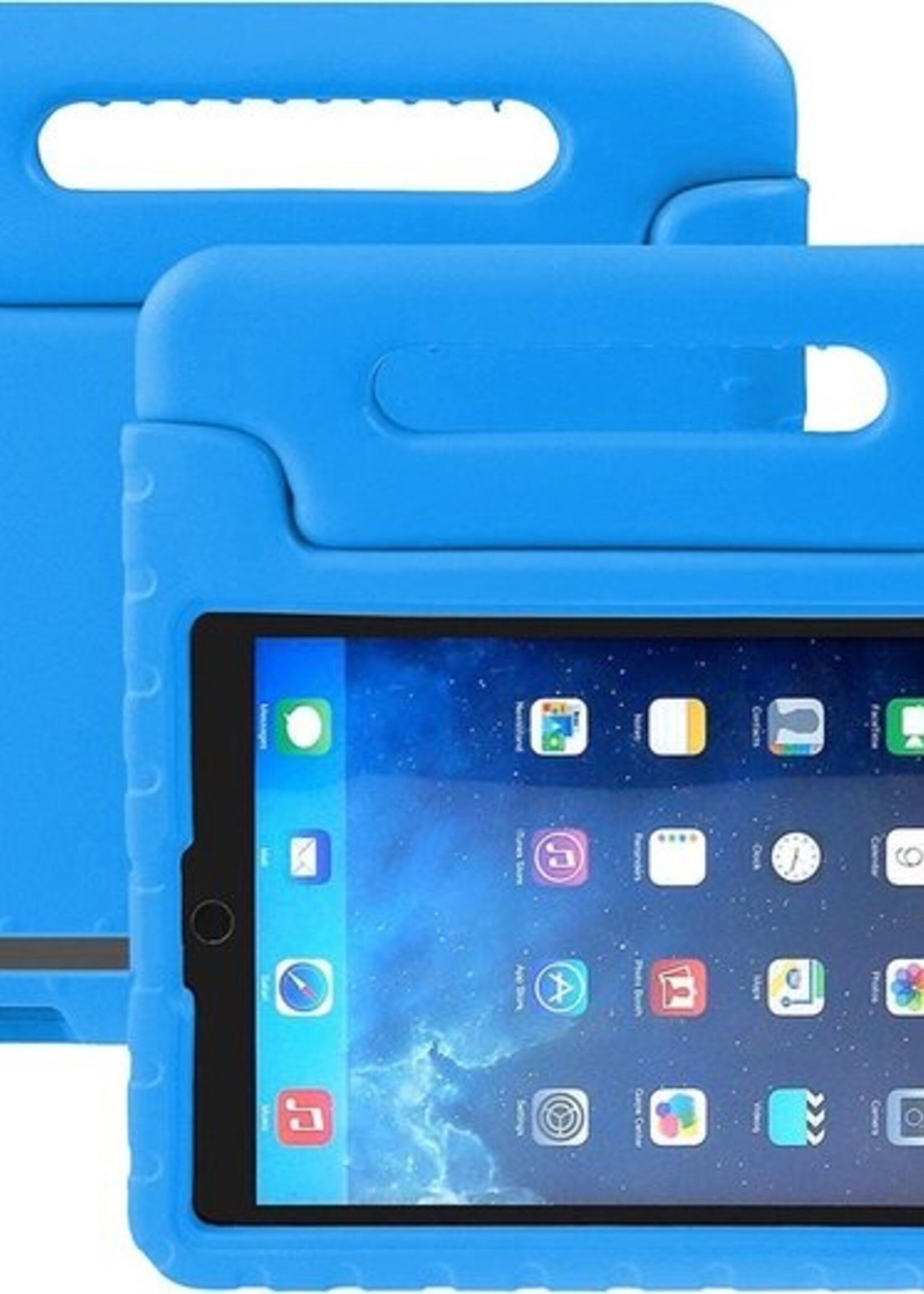 BTH Kinderhoes Geschikt voor iPad 2/3/4 Hoes Kinder Hoesje Kids Case Cover Kidsproof Met Screenprotector - Hoesje Geschikt voor iPad 2/3/4 Hoesje Kinder Hoes - Blauw