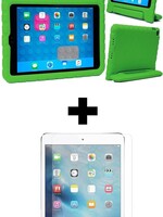 BTH BTH iPad 2017 / 2018 / Pro 9.7 / Air 1/2 Kinderhoes - Met Screenprotector - Groen