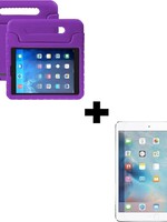 BTH BTH iPad Mini 4 Kinderhoes - Met Screenprotector - Paars
