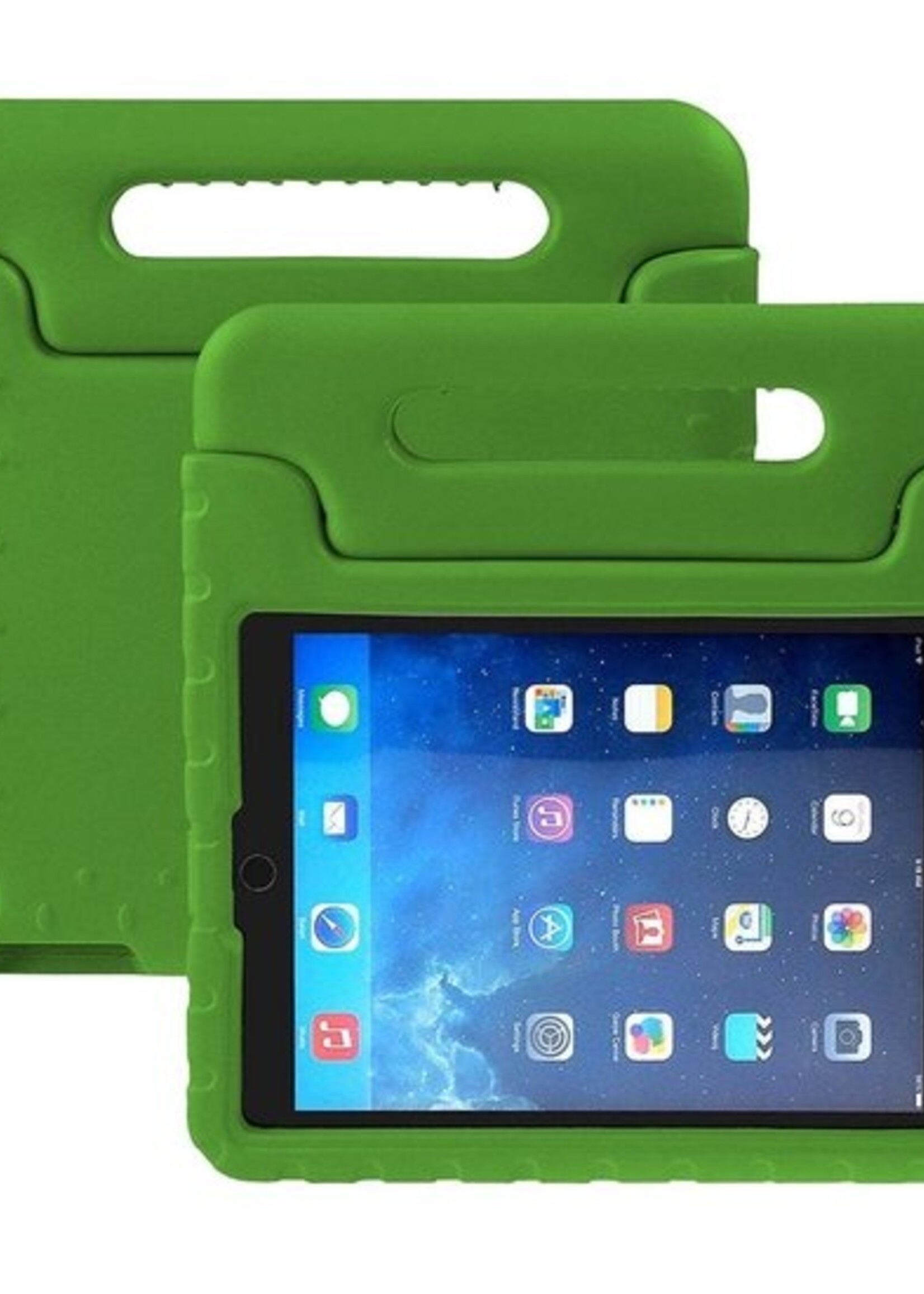 BTH Kinderhoes Geschikt voor iPad Air 3 / Pro 10.5 (2017) Hoes Kinder Hoesje Kids Case Cover Kidsproof Met Screenprotector - Hoesje Geschikt voor iPad Air 3 / Pro 10.5 (2017) Hoesje Kinder Hoes - Groen