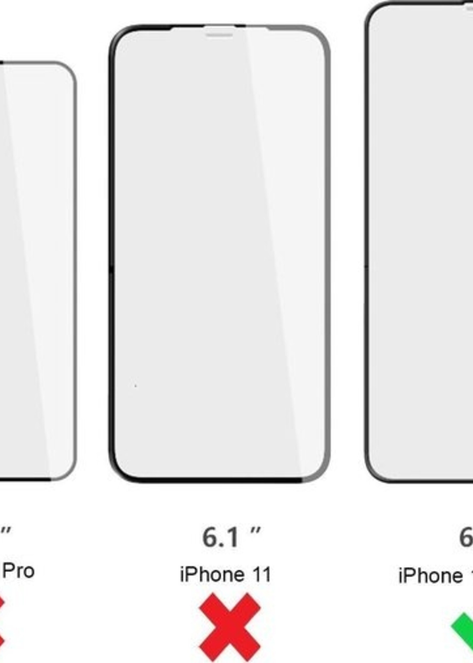BTH Screenprotector Geschikt voor iPhone 11 Pro Max Screenprotector Glas Gehard Tempered Glass Full Cover - Screenprotector Geschikt voor iPhone 11 Pro Max Screen Protector Screen Cover