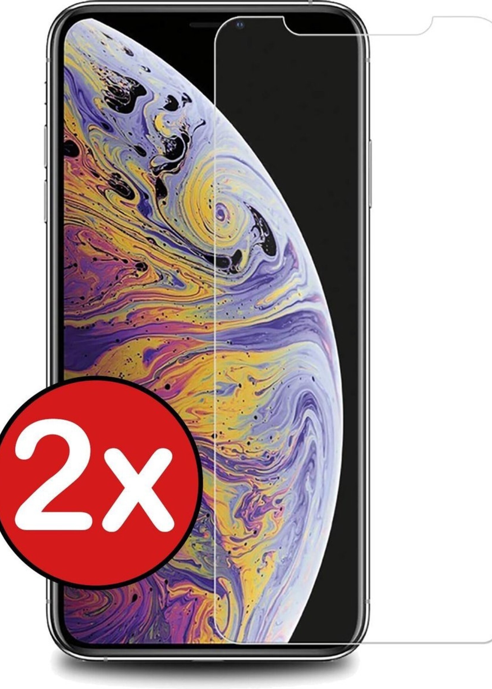 BTH Screenprotector Geschikt voor iPhone 11 Screenprotector Glas Gehard Tempered Glass - Screenprotector Geschikt voor iPhone 11 Screen Protector Screen Cover - 2 PACK