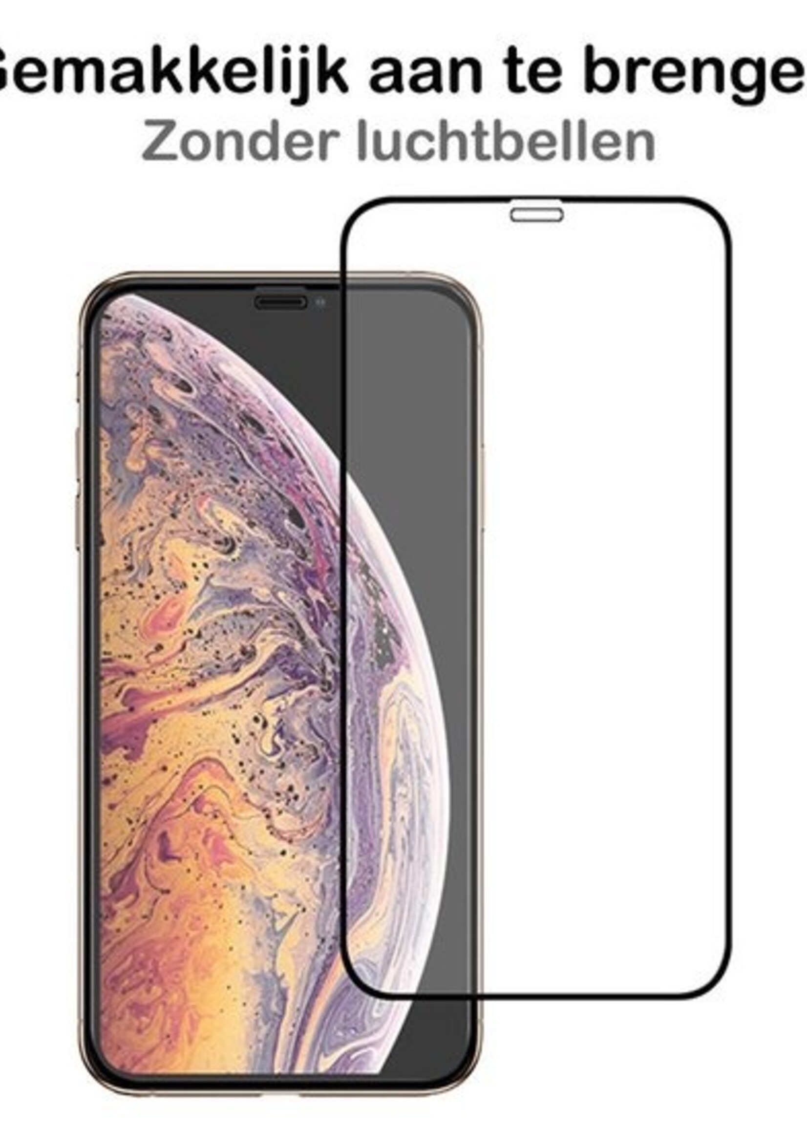 BTH Screenprotector Geschikt voor iPhone 11 Screenprotector Glas Gehard Tempered Glass Full Cover - Screenprotector Geschikt voor iPhone 11 Screen Protector Screen Cover