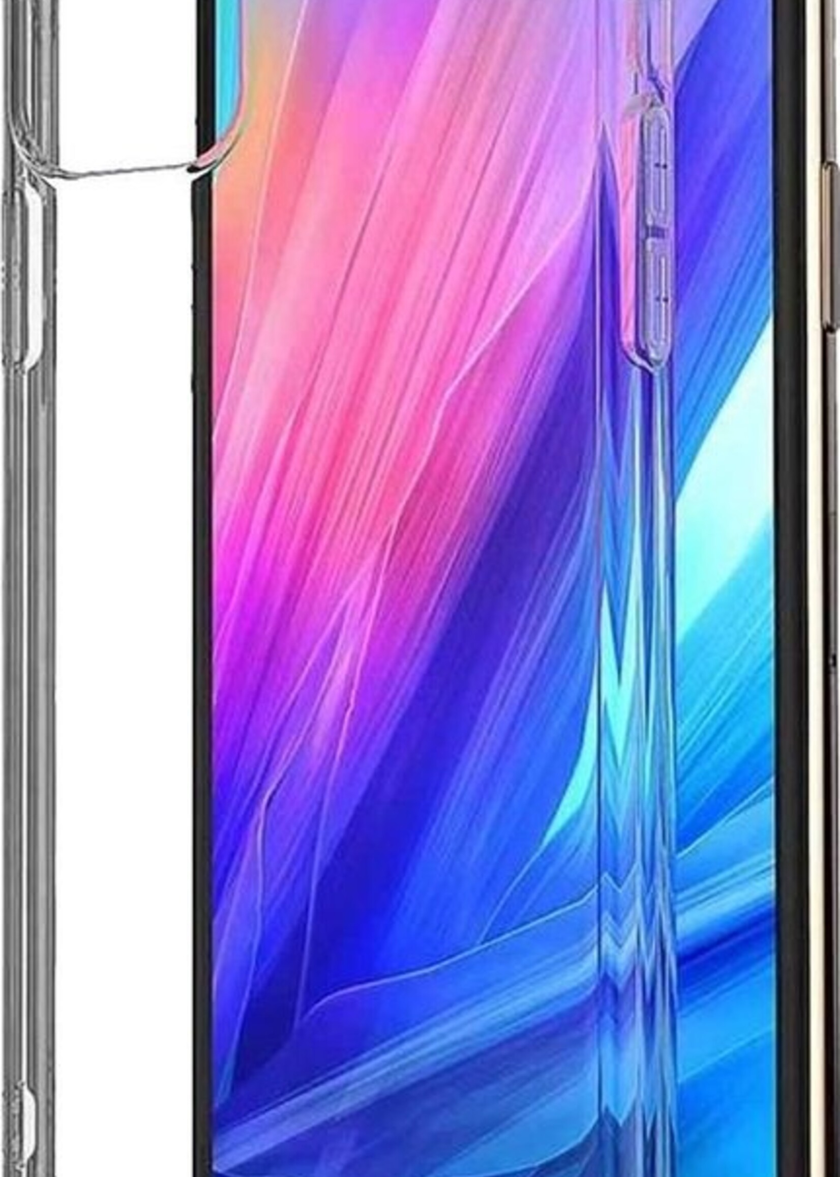 BTH Hoesje Geschikt voor iPhone 11 Pro Hoesje Siliconen Shock Proof Case Hoes - Hoes Geschikt voor iPhone 11 Pro Hoes Cover Case Shockproof - Transparant