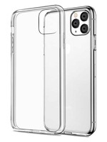 BTH BTH iPhone 11 Pro Hoesje Siliconen Case Back Cover Hoes - Transparant