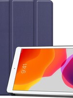 BTH BTH iPad 10.2 (2019) Hoesje Tablet Hoes Bookcase Cover – Donker Blauw