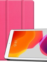 BTH BTH iPad 10.2 (2019) Hoesje Tablet Hoes Bookcase Smart Cover Case – Roze