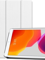 BTH BTH iPad 10.2 (2019) Hoesje Tablet Hoes Bookcase Smart Cover Case – Wit