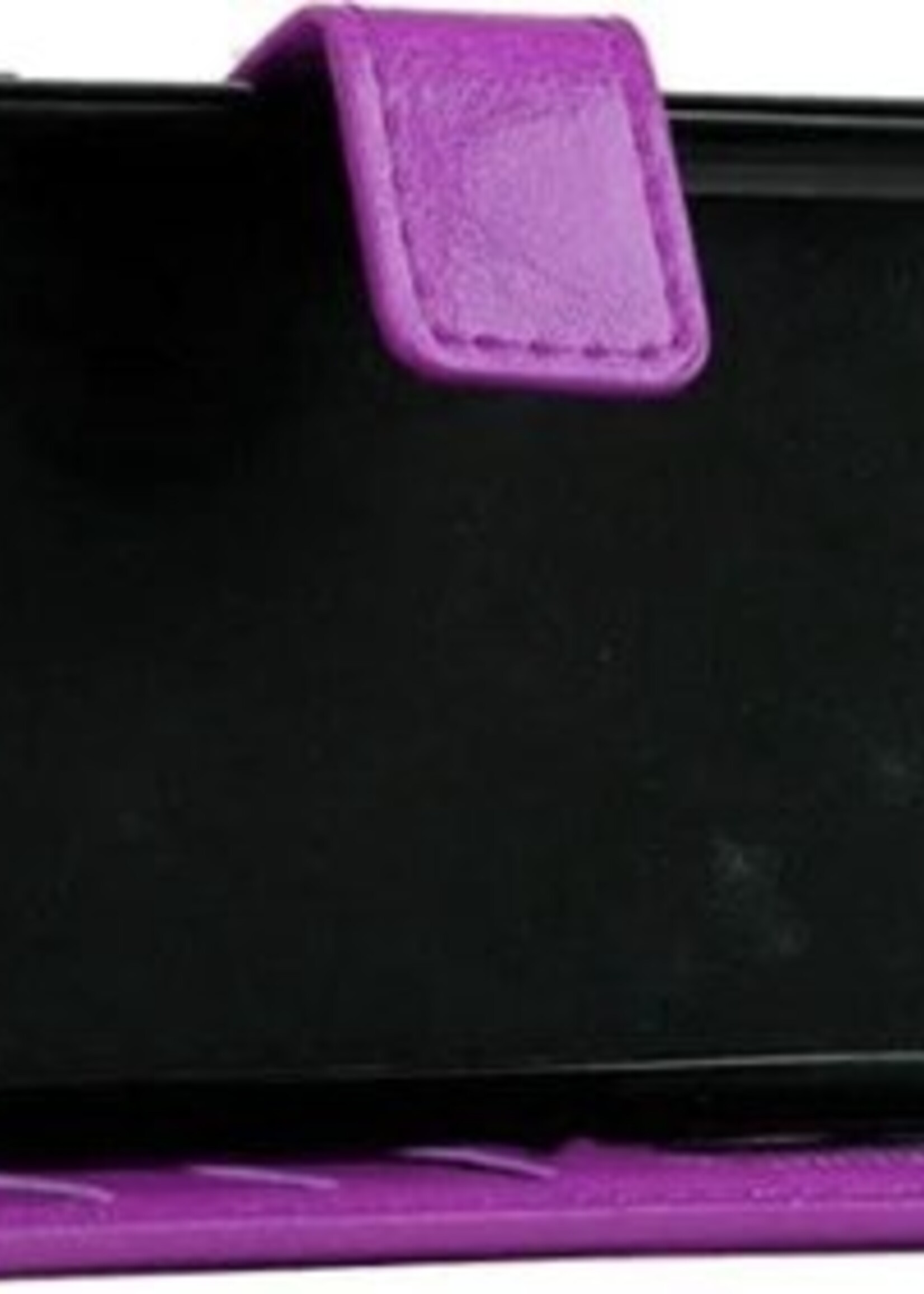 BTH Hoesje Geschikt voor iPhone 7 Hoesje Book Case Hoes Portemonnee Cover Walletcase - Hoes Geschikt voor iPhone 7 Hoes Bookcase Hoesje - Paars