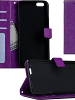BTH BTH iPhone 6 Flip Case Cover Flip Hoesje Book Case Hoes – Paars