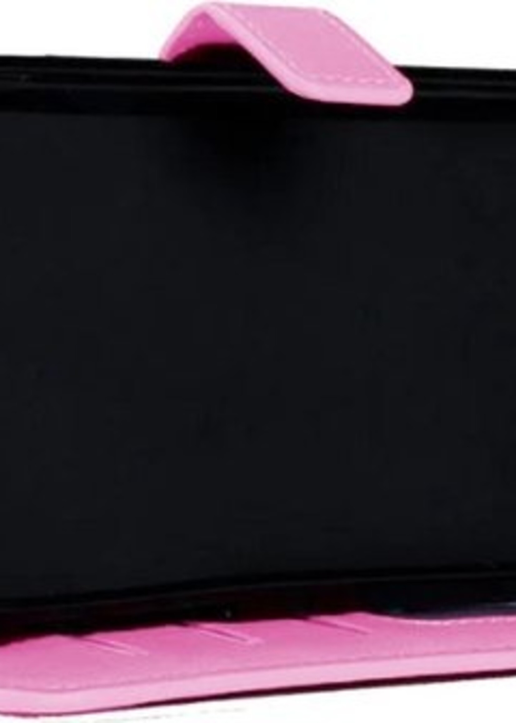 BTH Hoesje Geschikt voor iPhone 5 Hoesje Book Case Hoes Portemonnee Cover Walletcase - Hoes Geschikt voor iPhone 5 Hoes Bookcase Hoesje - Licht Roze
