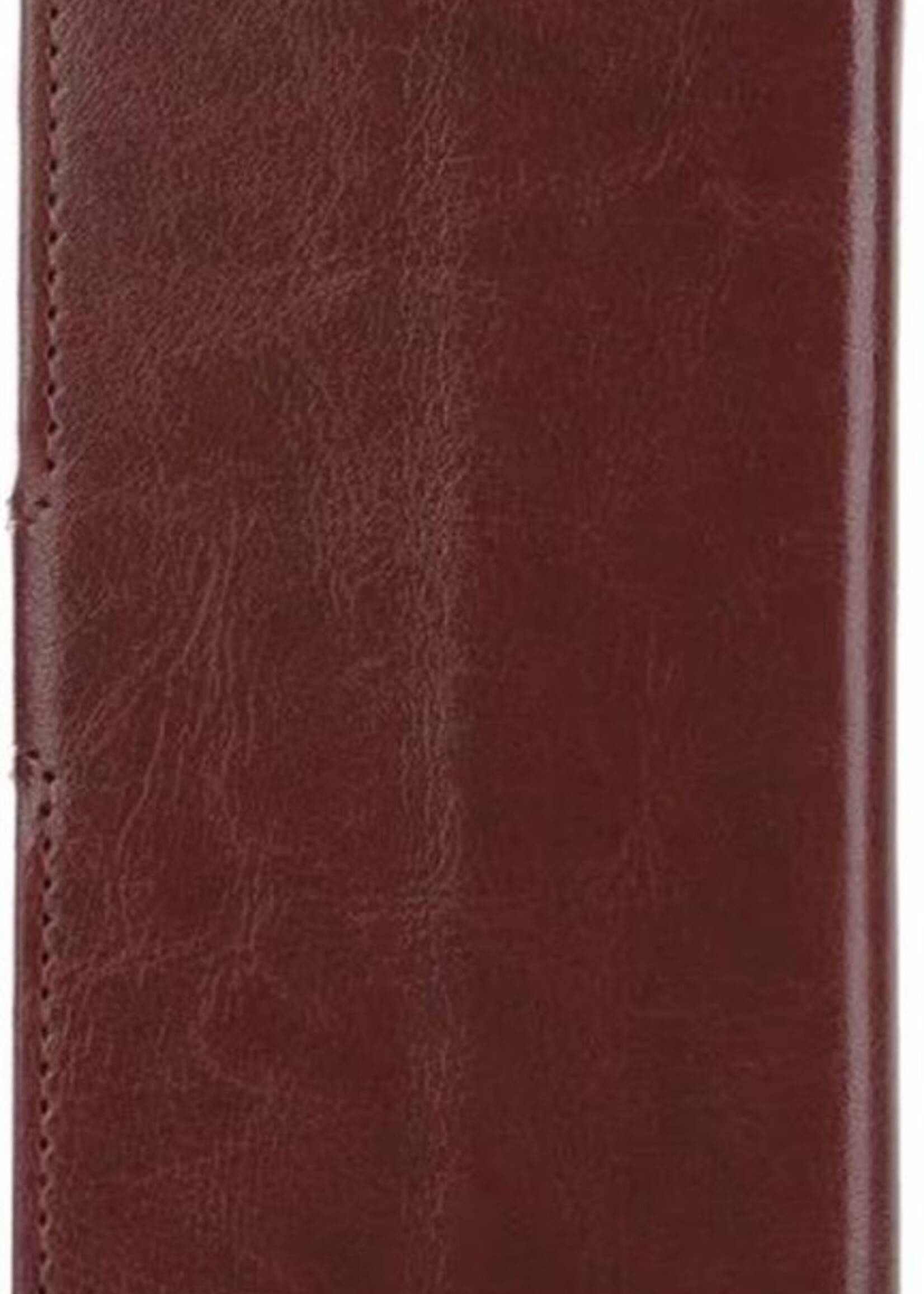 BTH Hoesje Geschikt voor iPhone 5SE Hoesje Book Case Hoes Portemonnee Cover Walletcase - Hoes Geschikt voor iPhone 5SE Hoes Bookcase Hoesje - Bruin