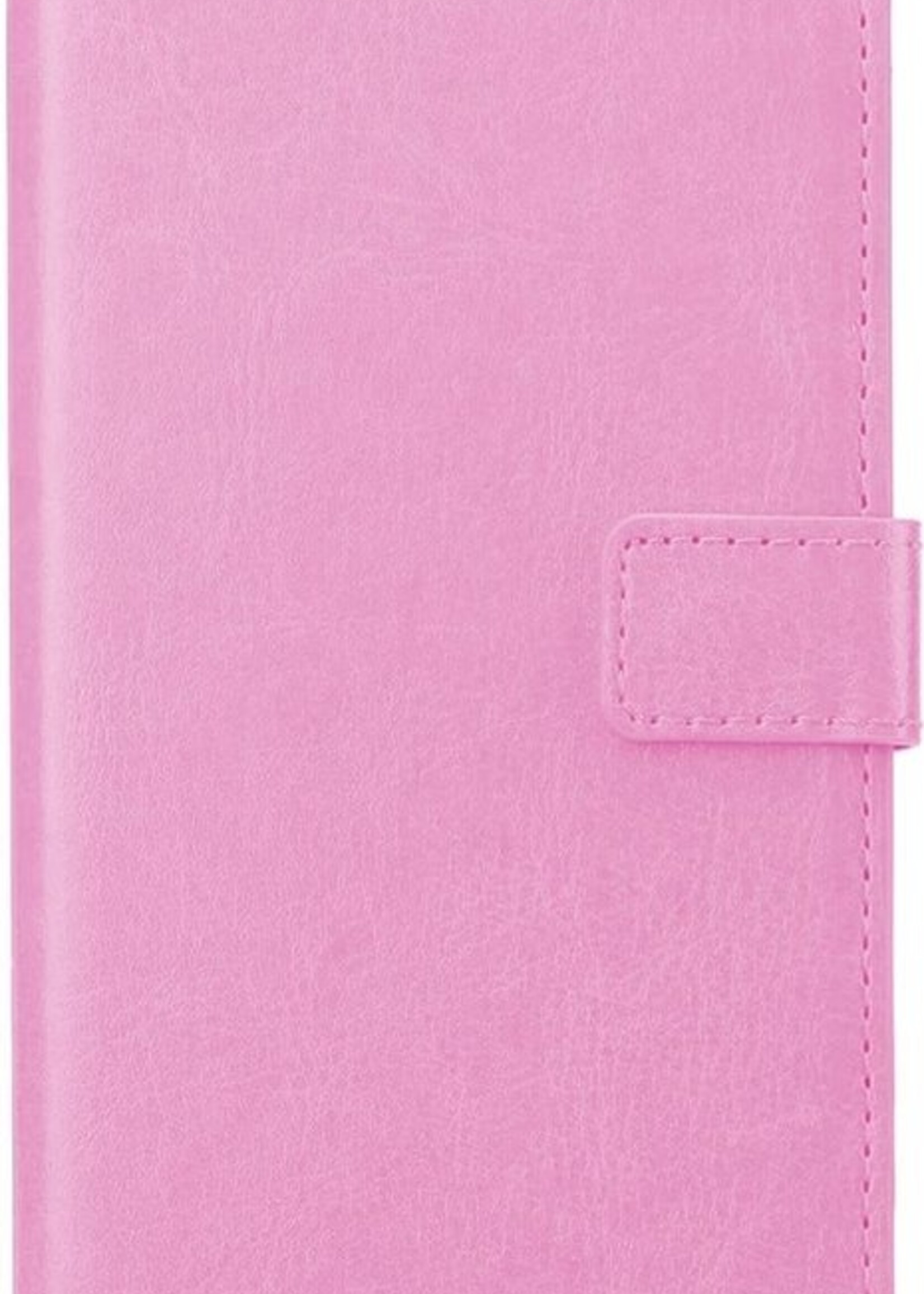 BTH Hoesje Geschikt voor iPhone 11 Pro Hoesje Book Case Hoes Portemonnee Cover Walletcase - Hoes Geschikt voor iPhone 11 Pro Hoes Bookcase Hoesje - Roze