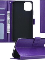 BTH BTH iPhone 11 Pro Flip Case Cover Flip Hoesje Book Case Hoes – Paars