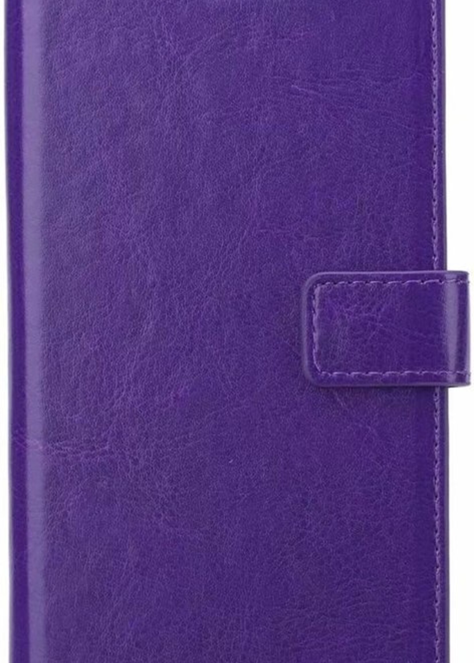 BTH Hoesje Geschikt voor iPhone 11 Pro Hoesje Book Case Hoes Portemonnee Cover Walletcase - Hoes Geschikt voor iPhone 11 Pro Hoes Bookcase Hoesje - Paars