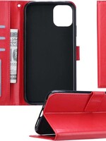 BTH BTH iPhone 11 Pro Max Flip Case Cover Flip Hoesje Book Case Hoes – Rood