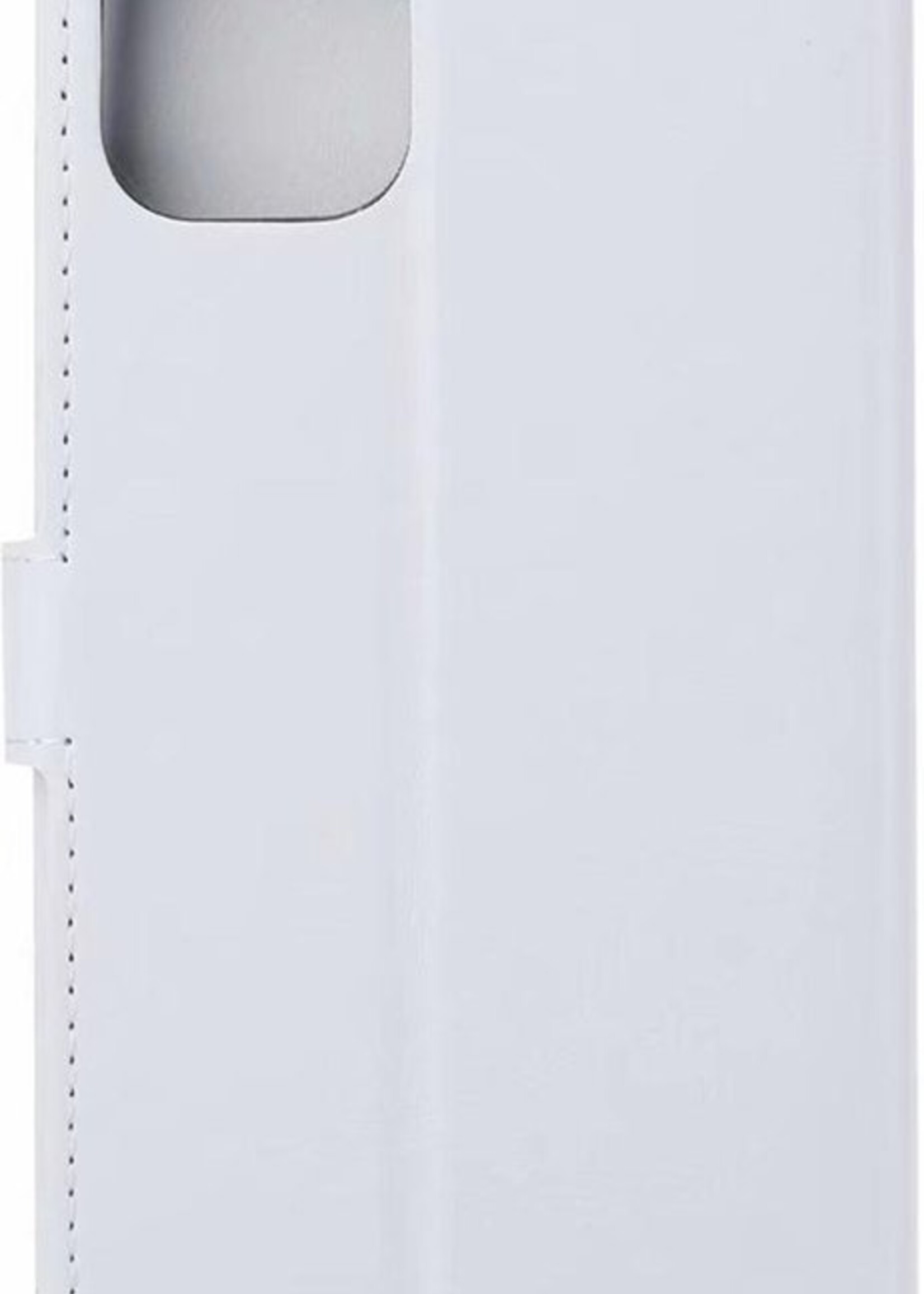 BTH Hoesje Geschikt voor iPhone 11 Pro Max Hoesje Book Case Hoes Portemonnee Cover Walletcase - Hoes Geschikt voor iPhone 11 Pro Max Hoes Bookcase Hoesje - Wit