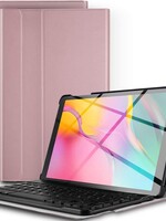 BTH BTH Samsung Galaxy Tab A 10.1 2019 Toetsenbord Hoes Keyboard Cover - Rosé Goud