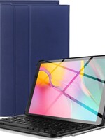 BTH BTH Samsung Galaxy Tab A 10.1 2019 Toetsenbord Hoes Keyboard Cover - Donkerblauw