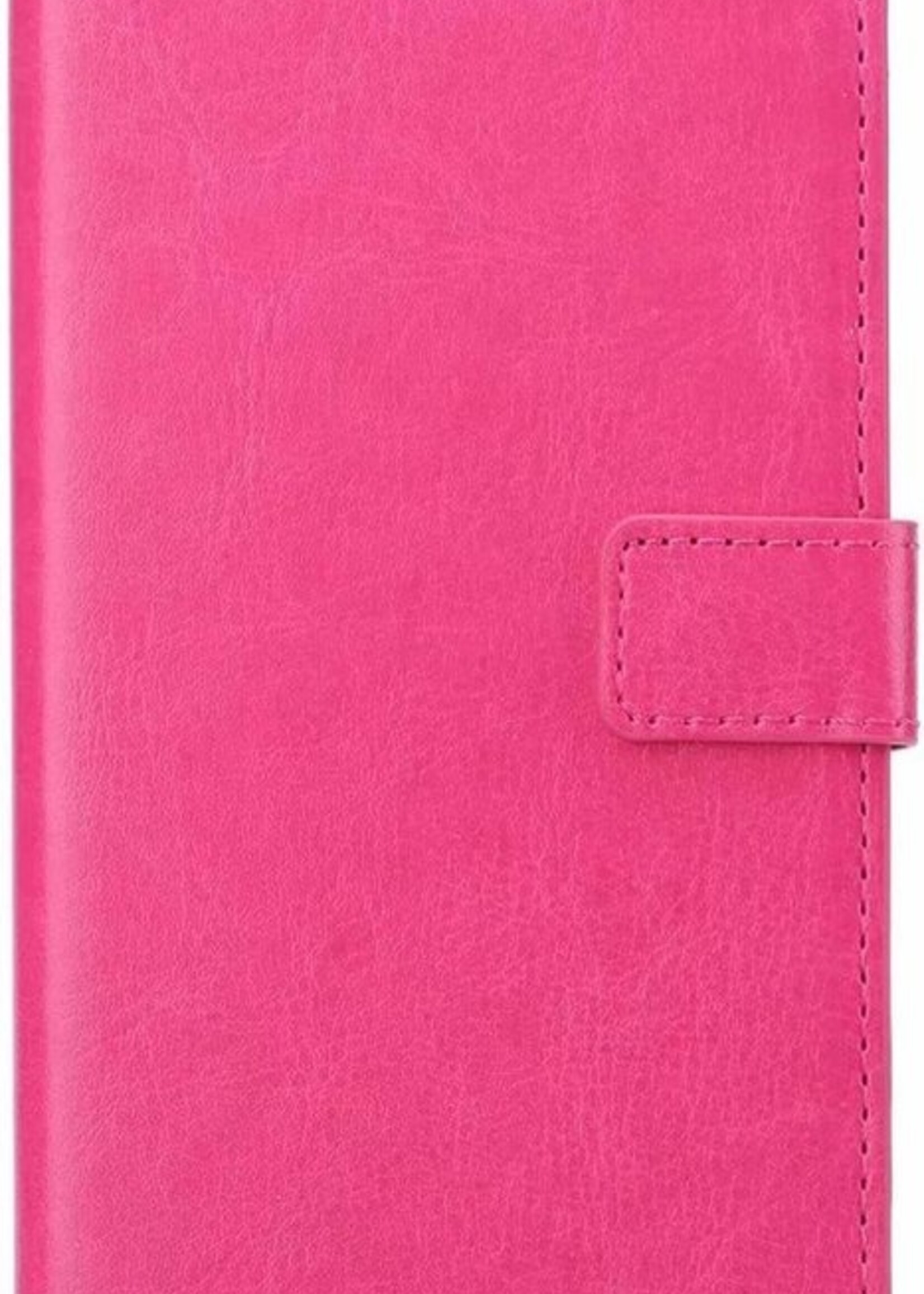 BTH Hoesje Geschikt voor iPhone 11 Pro Hoesje Book Case Hoes Portemonnee Cover Walletcase - Hoes Geschikt voor iPhone 11 Pro Hoes Bookcase Hoesje - Roze
