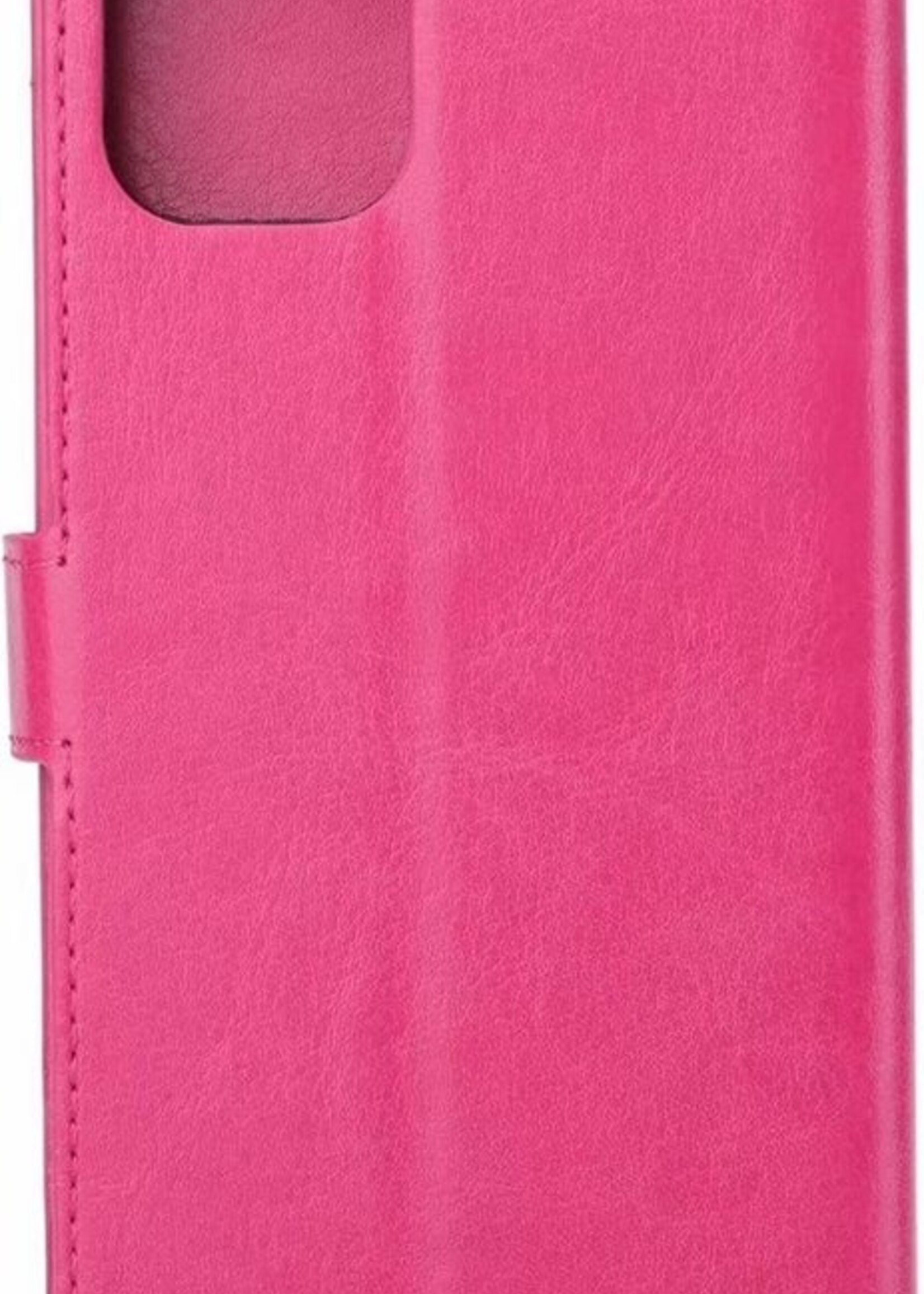 BTH Hoesje Geschikt voor iPhone 11 Pro Hoesje Book Case Hoes Portemonnee Cover Walletcase - Hoes Geschikt voor iPhone 11 Pro Hoes Bookcase Hoesje - Roze