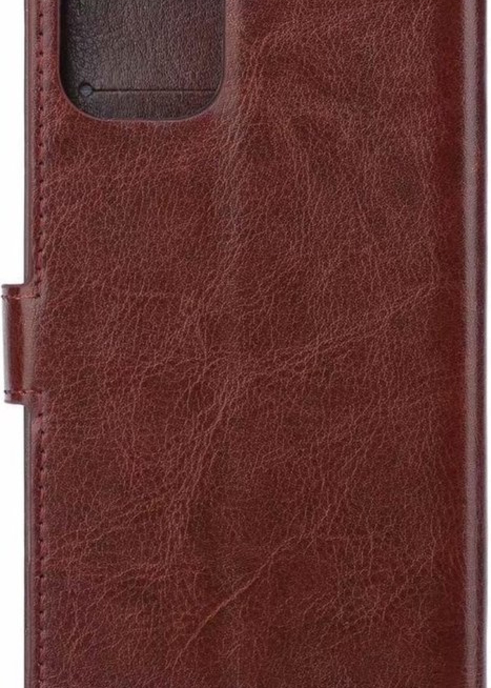 BTH Hoesje Geschikt voor iPhone 11 Pro Hoesje Book Case Hoes Portemonnee Cover Walletcase - Hoes Geschikt voor iPhone 11 Pro Hoes Bookcase Hoesje - Bruin