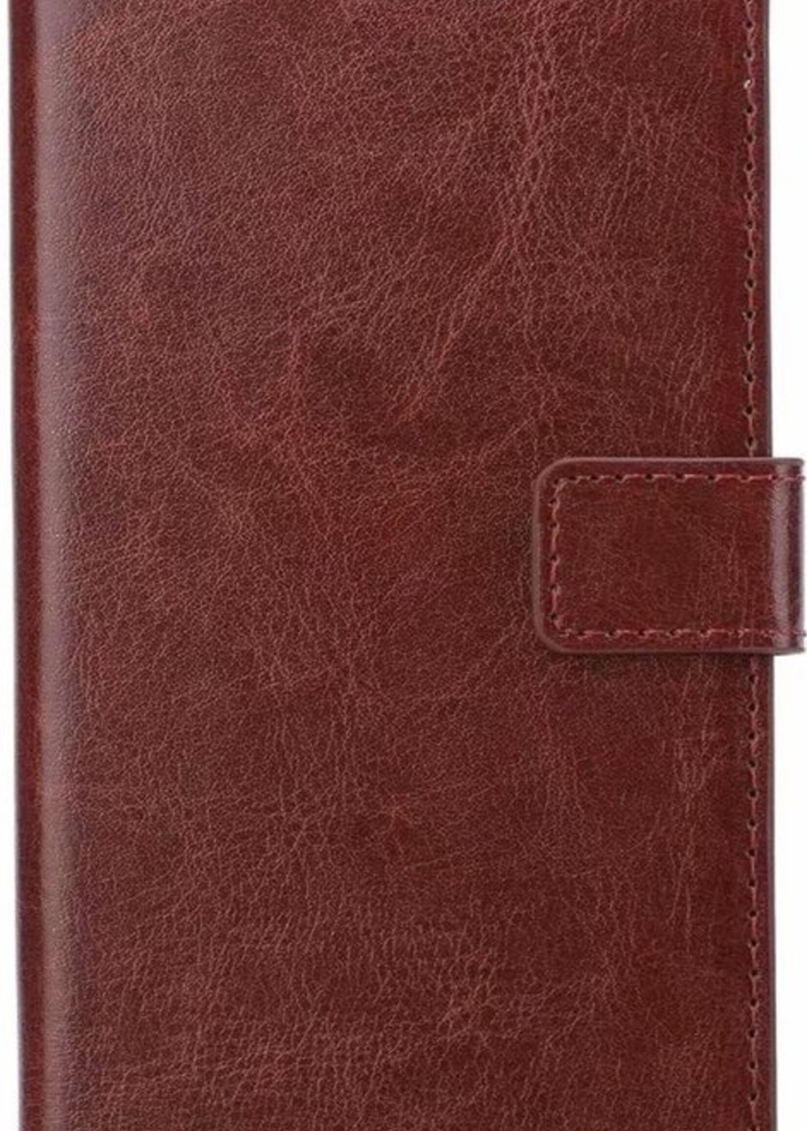BTH Hoesje Geschikt voor iPhone 11 Pro Hoesje Book Case Hoes Portemonnee Cover Walletcase - Hoes Geschikt voor iPhone 11 Pro Hoes Bookcase Hoesje - Bruin