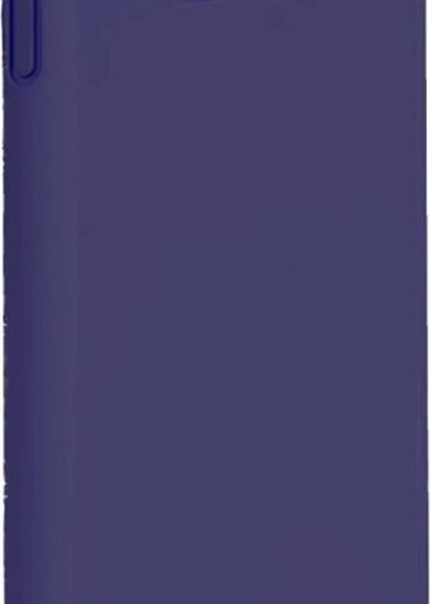 BTH Hoesje Geschikt voor iPhone 11 Hoesje Siliconen Case Hoes - Hoes Geschikt voor iPhone 11 Hoes Cover Case - Blauw