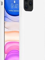 BTH BTH iPhone 11 Pro Max Hoesje Siliconen Case Hoes Back Cover TPU - Wit
