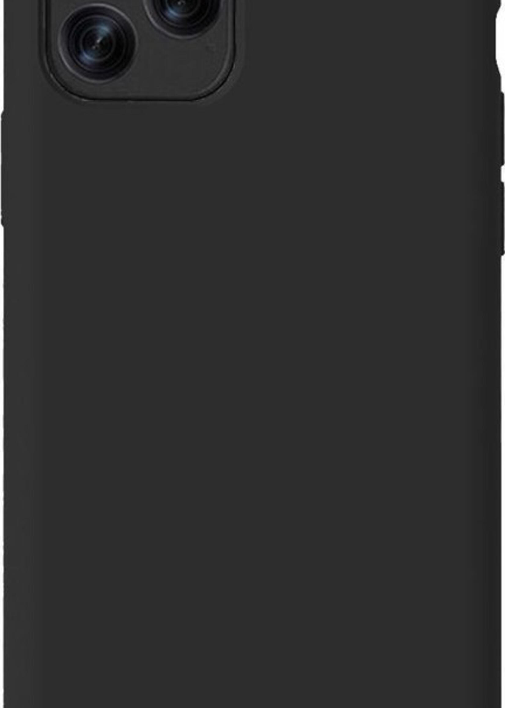 BTH Hoesje Geschikt voor iPhone 11 Pro Hoesje Siliconen Case Hoes Met Screenprotector - Hoes Geschikt voor iPhone 11 Pro Hoes Cover Case - Zwart