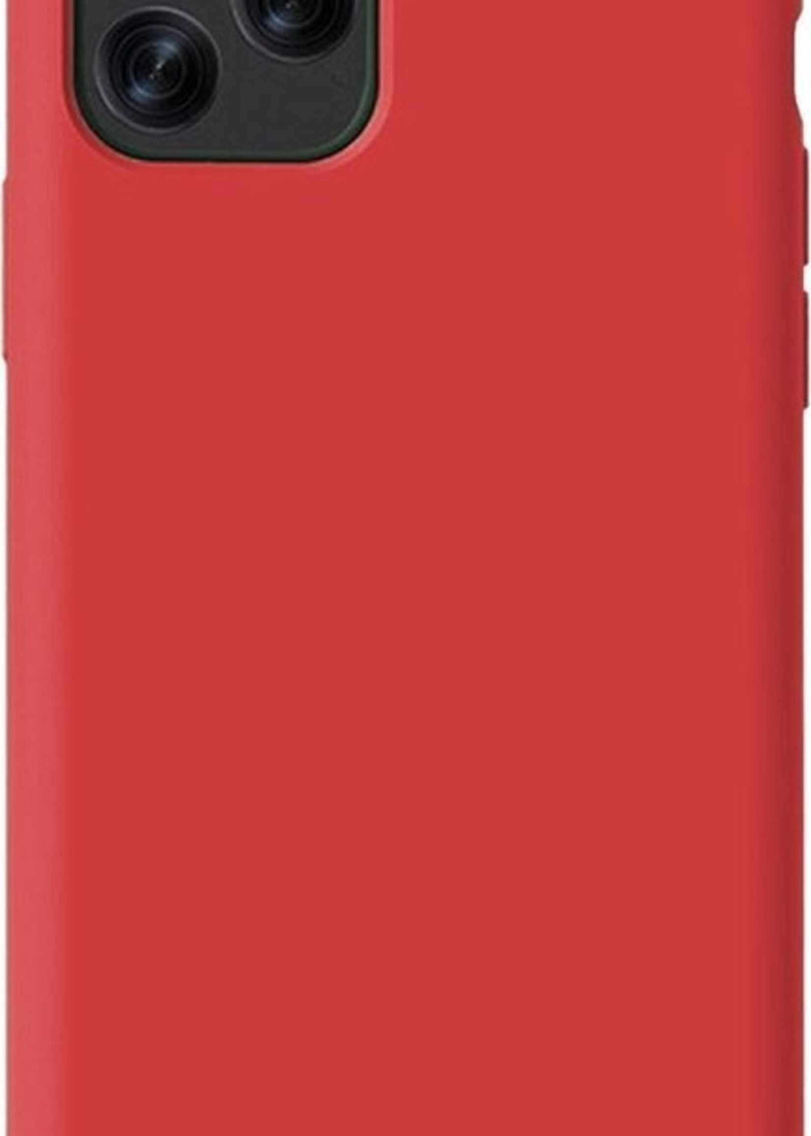 BTH Hoesje Geschikt voor iPhone 11 Pro Max Hoesje Siliconen Case Hoes Met Screenprotector - Hoes Geschikt voor iPhone 11 Pro Max Hoes Cover Case - Rood