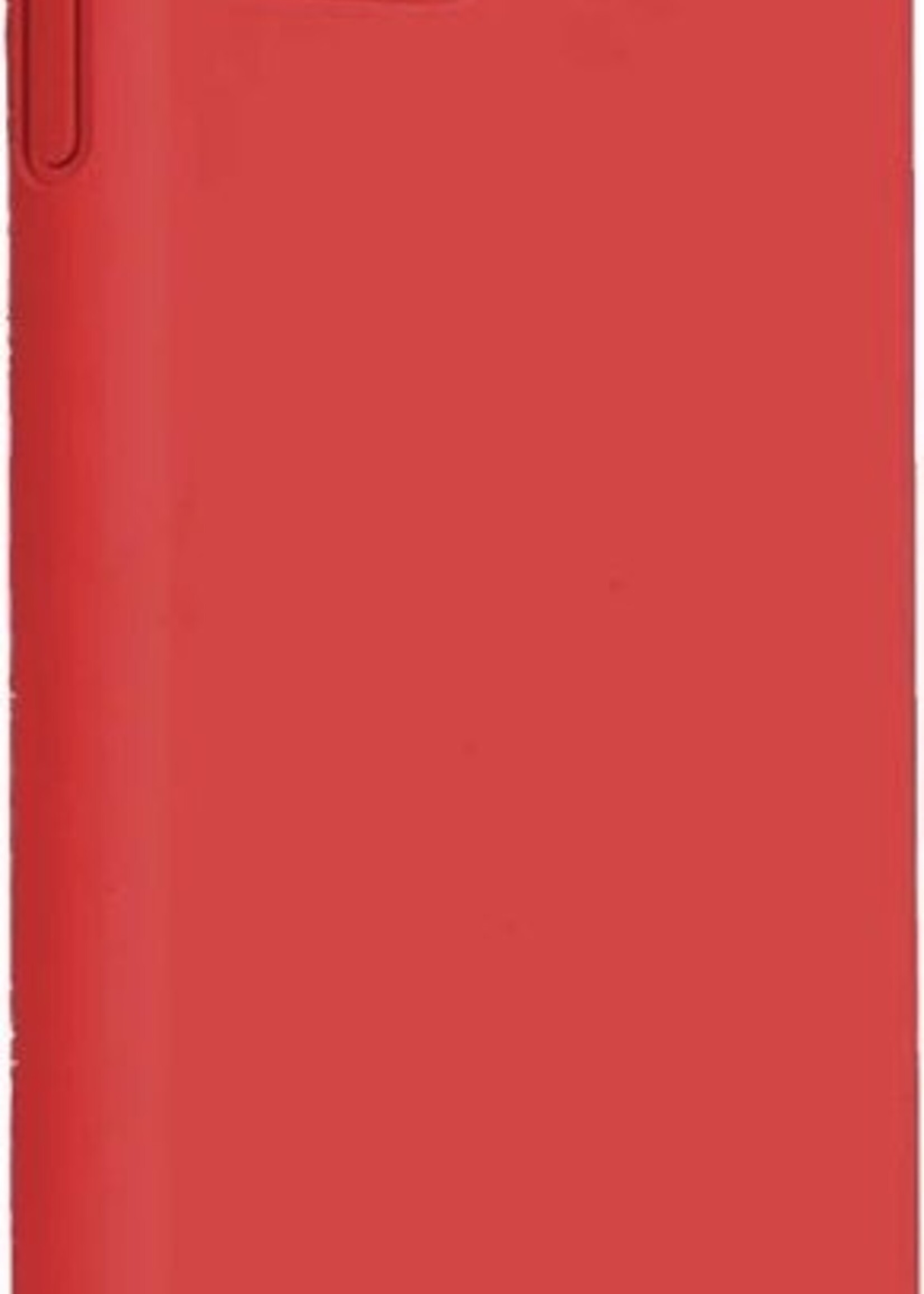 BTH Hoesje Geschikt voor iPhone 11 Hoesje Siliconen Case Hoes Met 2x Screenprotector - Hoes Geschikt voor iPhone 11 Hoes Cover Case - Rood