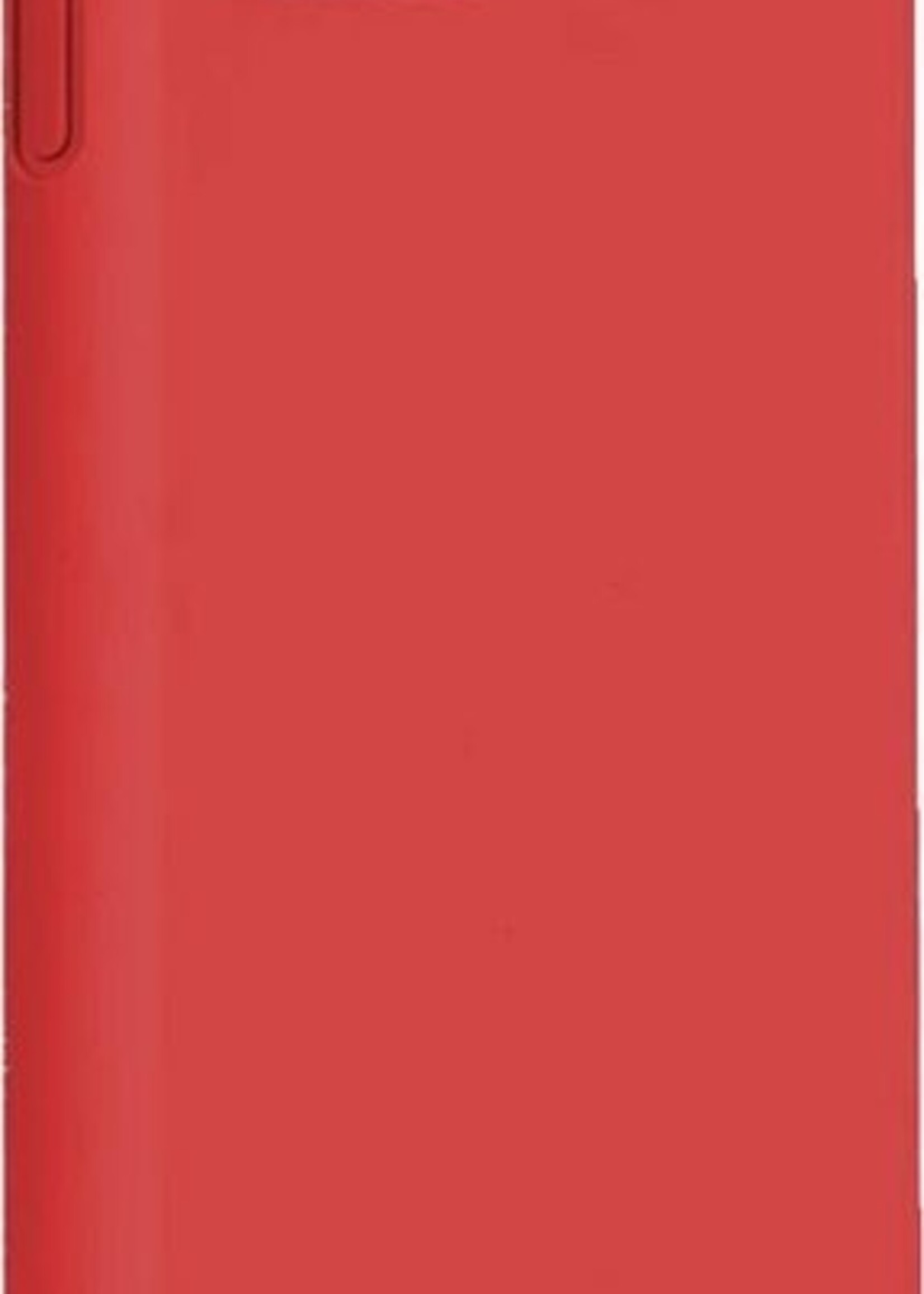 BTH Hoesje Geschikt voor iPhone 11 Pro Hoesje Siliconen Case Hoes Met 2x Screenprotector - Hoes Geschikt voor iPhone 11 Pro Hoes Cover Case - Rood