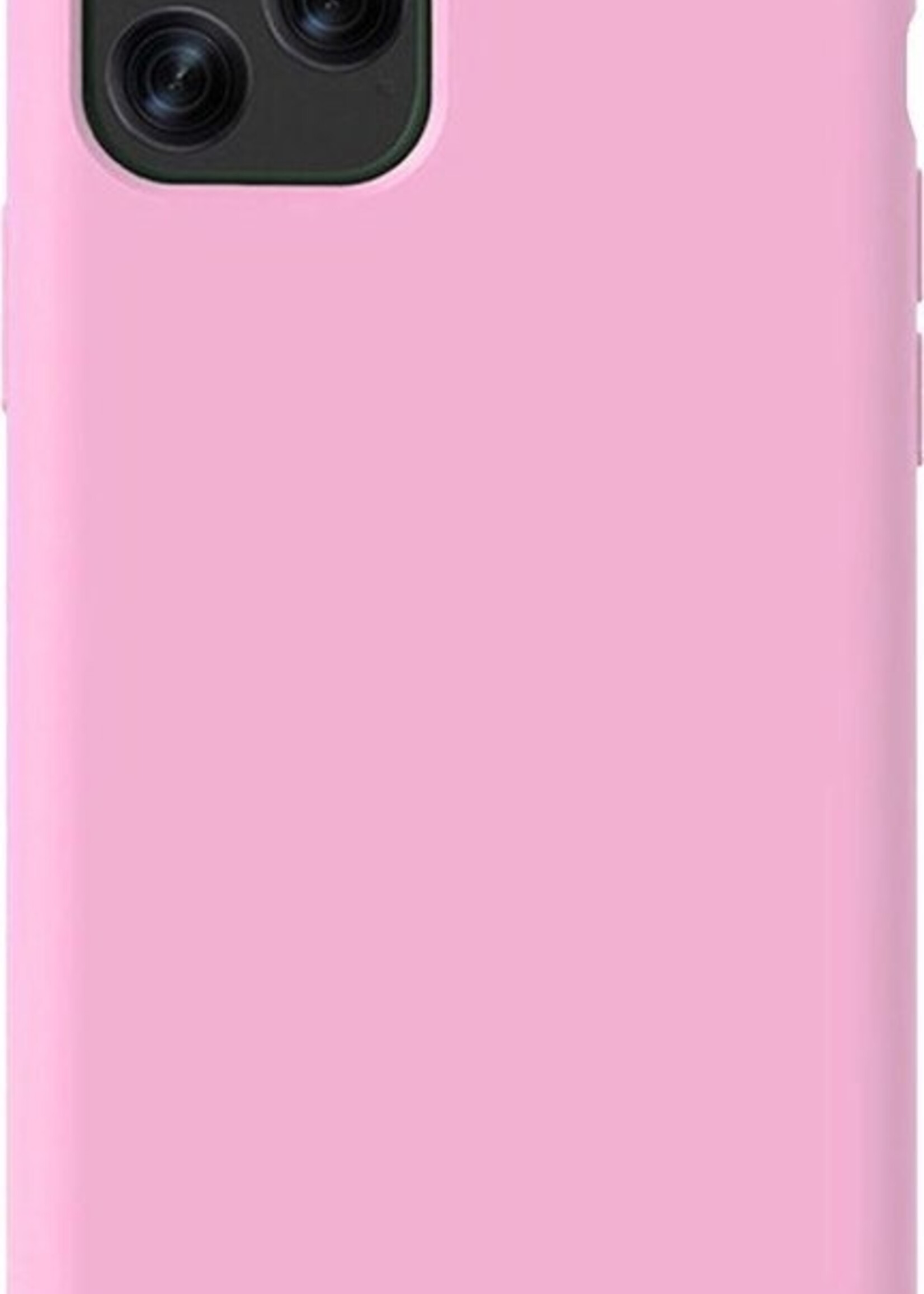 BTH Hoesje Geschikt voor iPhone 11 Pro Max Hoesje Siliconen Case Hoes Met Screenprotector - Hoes Geschikt voor iPhone 11 Pro Max Hoes Cover Case - Roze