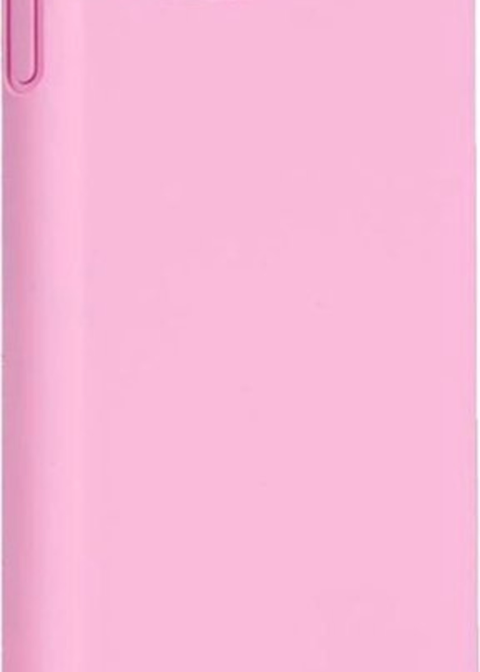 BTH Hoesje Geschikt voor iPhone 11 Pro Max Hoesje Siliconen Case Hoes Met Screenprotector - Hoes Geschikt voor iPhone 11 Pro Max Hoes Cover Case - Roze