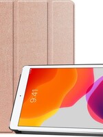 BTH BTH iPad 10.2 (2019) Hoesje Tablet Hoes Bookcase Smart Cover - Rosé Goud