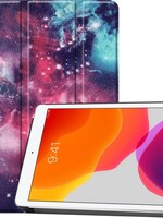 BTH BTH iPad 10.2 (2019) Hoesje Tablet Hoes Bookcase Smart Cover Case Galaxy