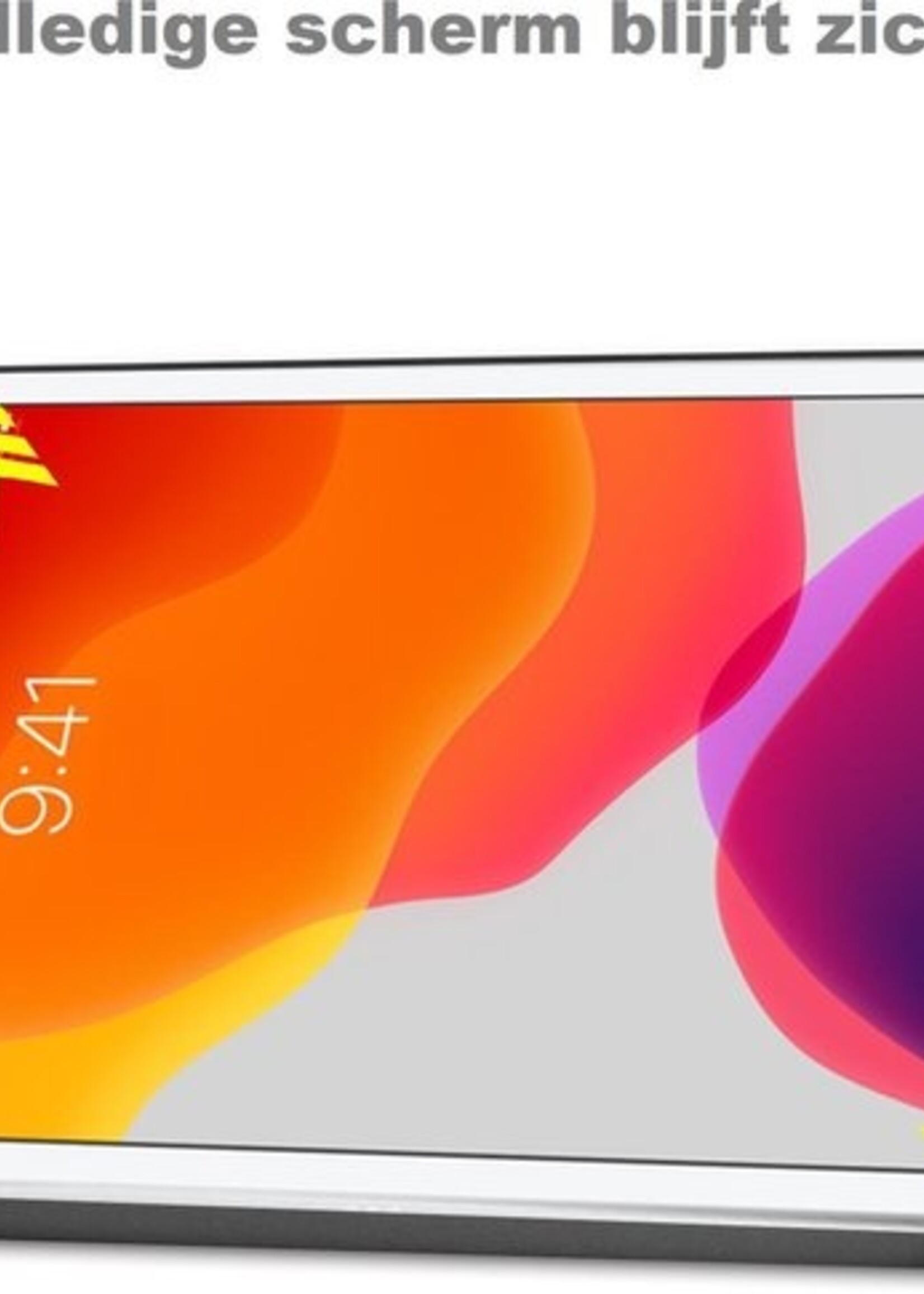 BTH Hoes Geschikt voor iPad 10.2 2019 Hoes Book Case Hoesje Trifold Cover - Hoesje Geschikt voor iPad 7 Hoesje Bookcase - Bloesem