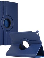BTH BTH iPad 10.2 2019 Hoesje Draaibare Hoes 360 Graden Cover - Donker Blauw