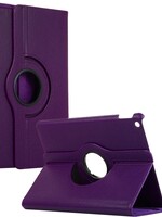 BTH BTH iPad 10.2 2019 Hoesje Draaibare Hoes 360 Graden Cover Case - Paars