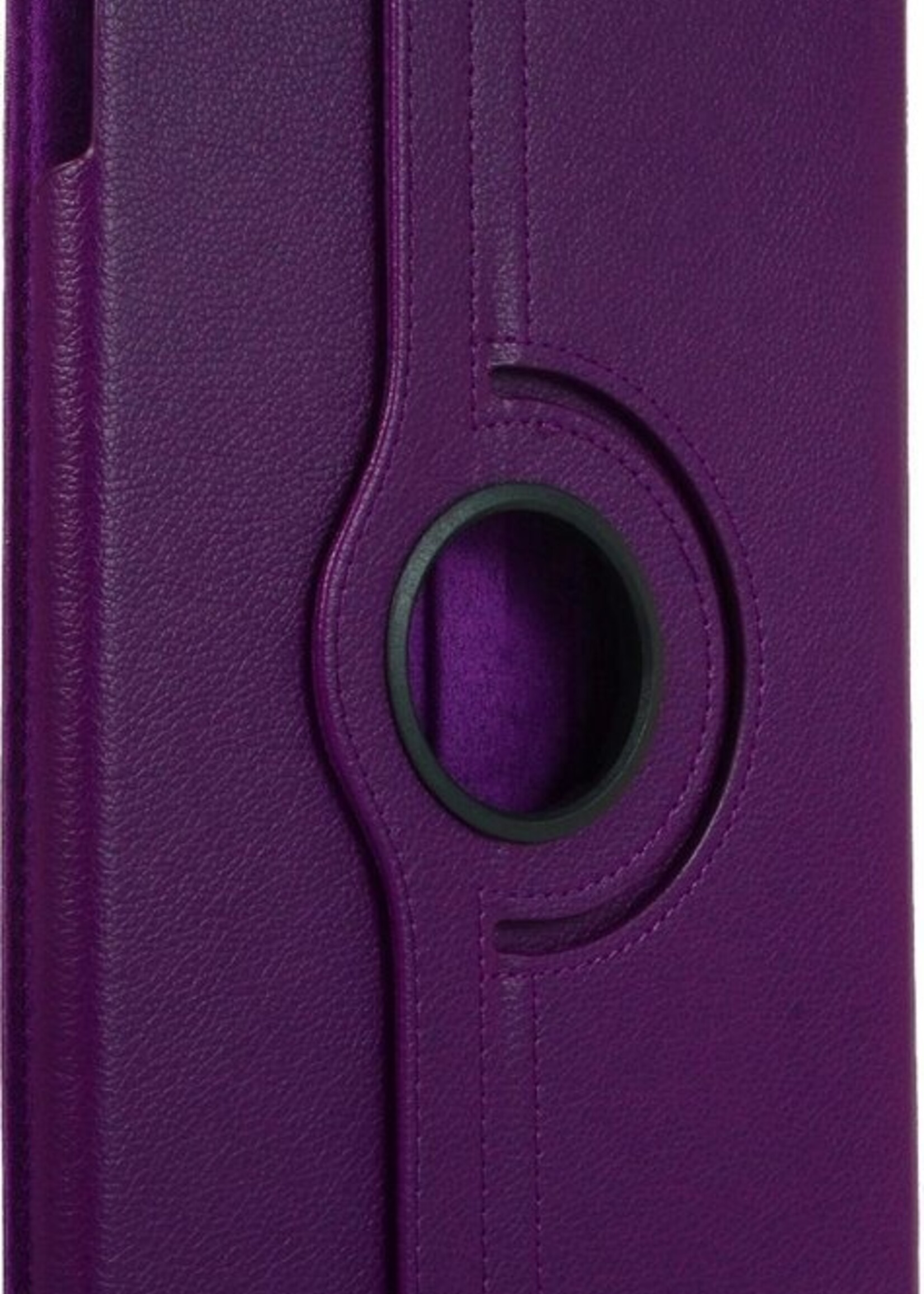 BTH Hoes Geschikt voor iPad 10.2 2019 Hoes Case 360 Draaibare Hoes Cover - Hoesje Geschikt voor iPad 7 Hoesje Draaibaar - Paars