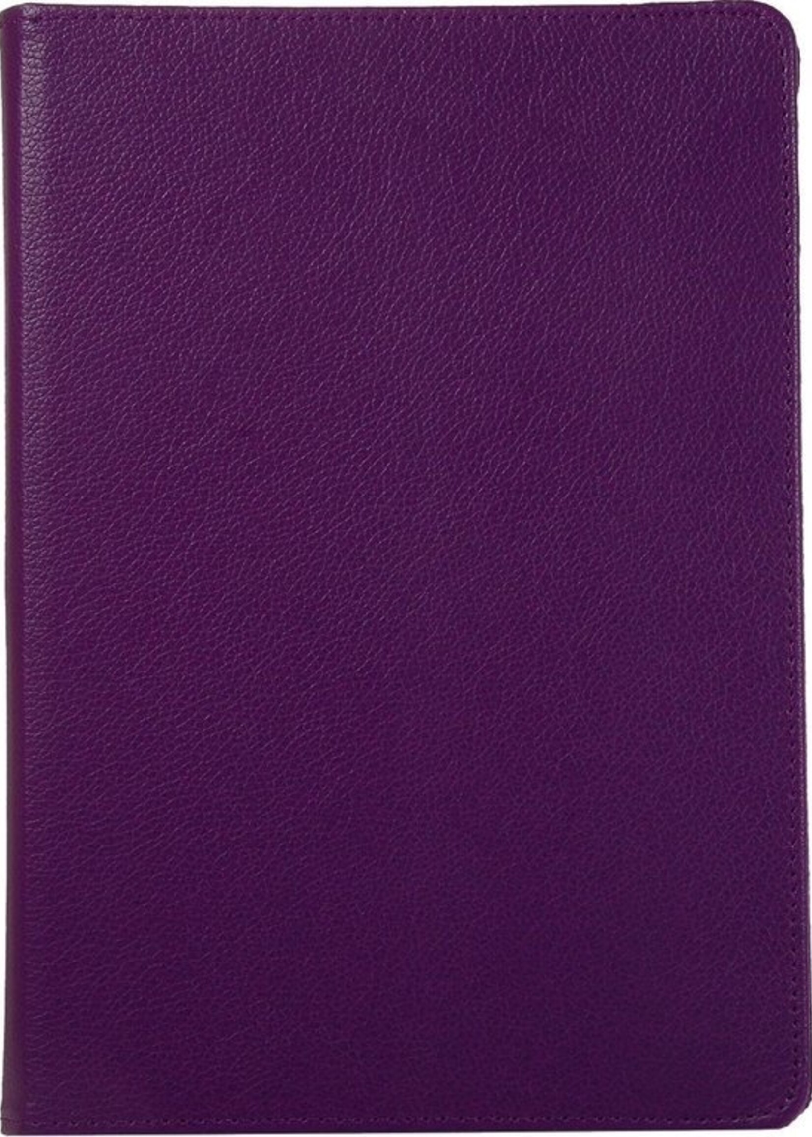 BTH Hoes Geschikt voor iPad 10.2 2019 Hoes Case 360 Draaibare Hoes Cover - Hoesje Geschikt voor iPad 7 Hoesje Draaibaar - Paars