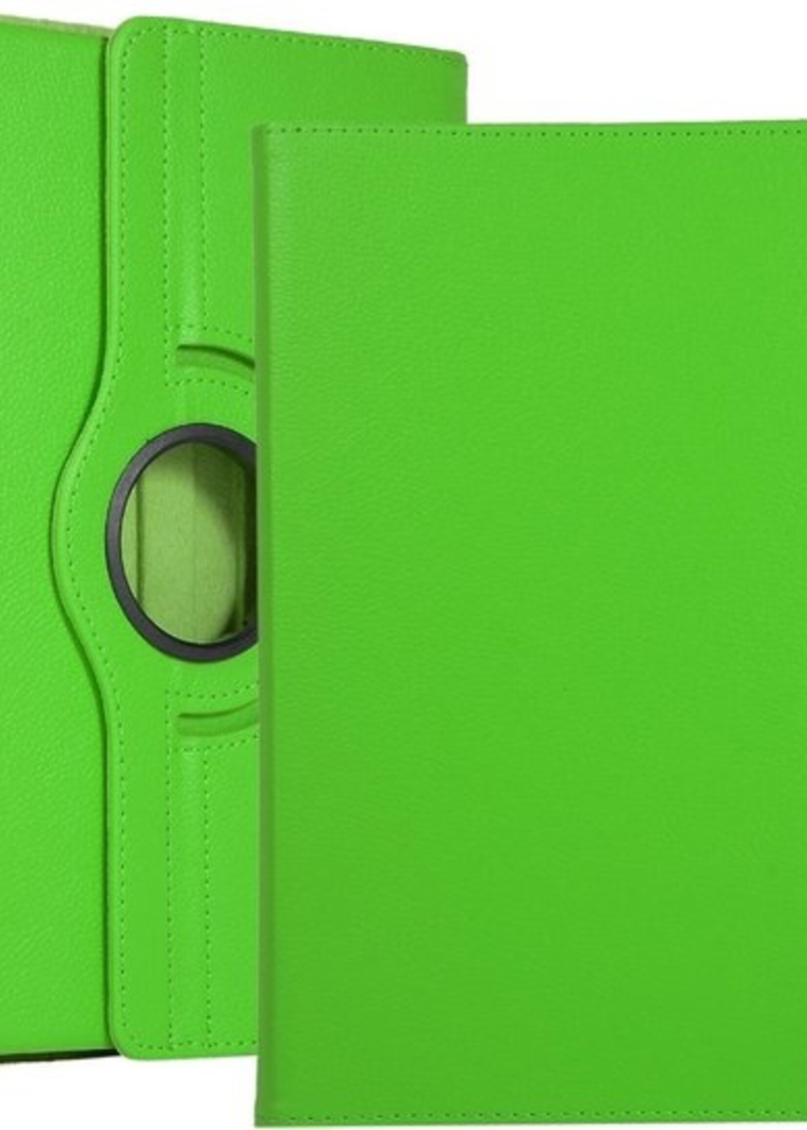 BTH Hoes Geschikt voor iPad 10.2 2019 Hoes Case 360 Draaibare Hoes Cover - Hoesje Geschikt voor iPad 7 Hoesje Draaibaar - Groen