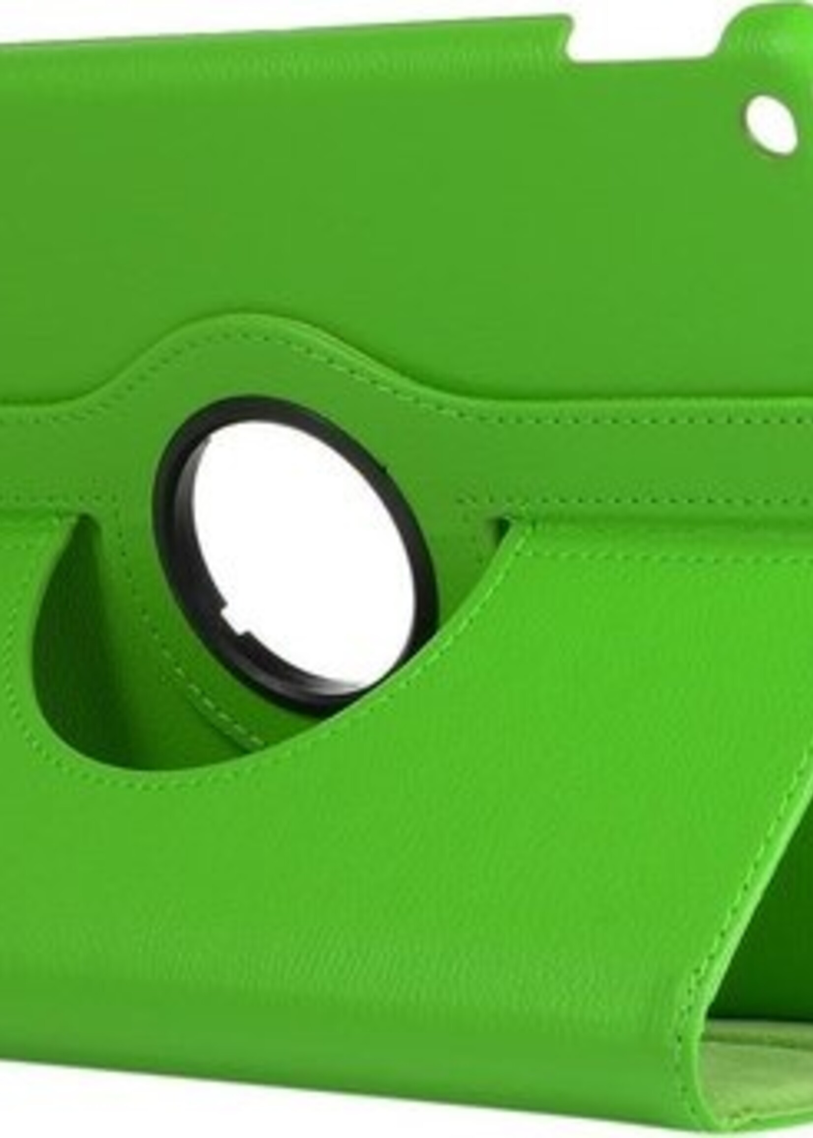 BTH Hoes Geschikt voor iPad 10.2 2019 Hoes Case 360 Draaibare Hoes Cover - Hoesje Geschikt voor iPad 7 Hoesje Draaibaar - Groen