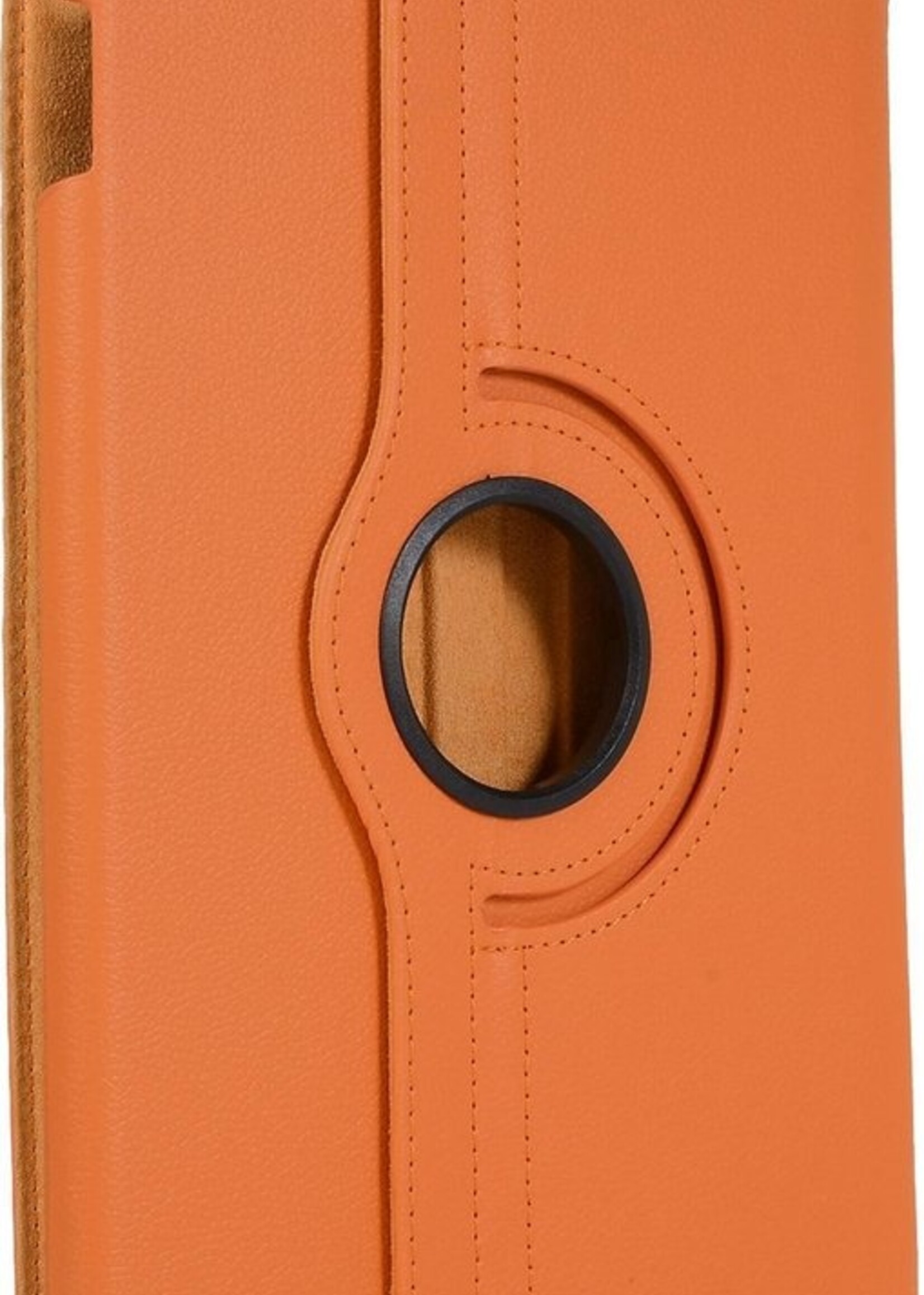 BTH Hoes Geschikt voor iPad 10.2 2019 Hoes Case 360 Draaibare Hoes Cover - Hoesje Geschikt voor iPad 7 Hoesje Draaibaar - Oranje