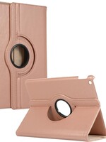 BTH BTH iPad 10.2 2019 Hoes Draaibaar Hoesje 360 Graden Cover Case - Rosé Goud