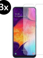 BTH BTH Samsung Galaxy A40 Screenprotector Glas Tempered Glass Case - 3 PACK