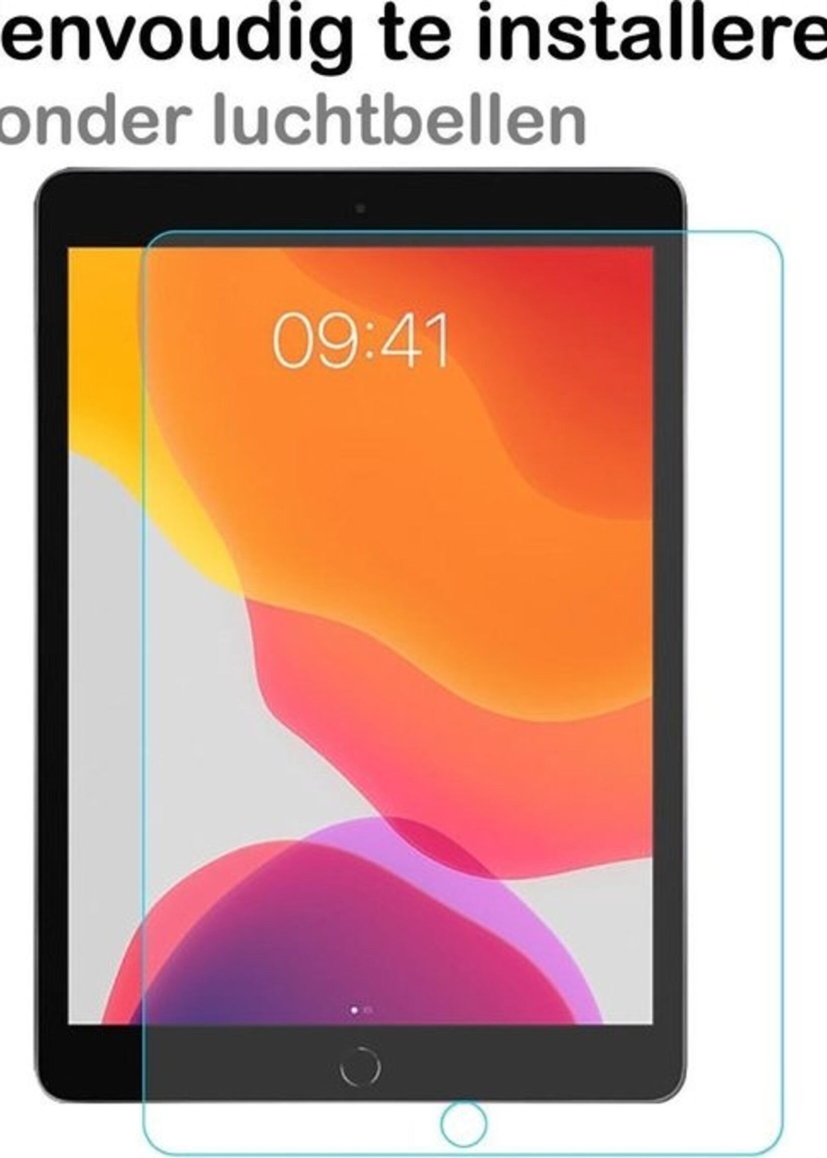 BTH Screenprotector Geschikt voor iPad 10.2 2019 Screenprotector Tempered Glass Screen Protector Gehard Glas - Screenprotector Geschikt voor iPad 7 Screenprotector Glas - 2 PACK
