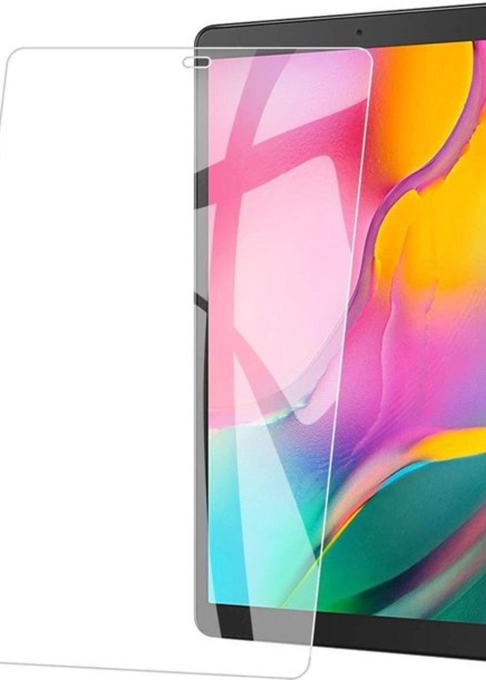 BTH Screenprotector Geschikt voor Samsung Galaxy Tab E 9.6 Screenprotector Tempered Glass Screen Protector Gehard Glas - Screenprotector Geschikt voor Samsung Tab E 9.6 2015 Screenprotector Glas - 3 PACK